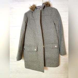 J. Crew Chateau Parka Winter Wool Coat